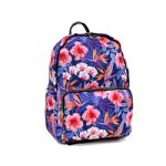 Printed Quilted Backpack