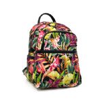 Printed Quilted Backpack